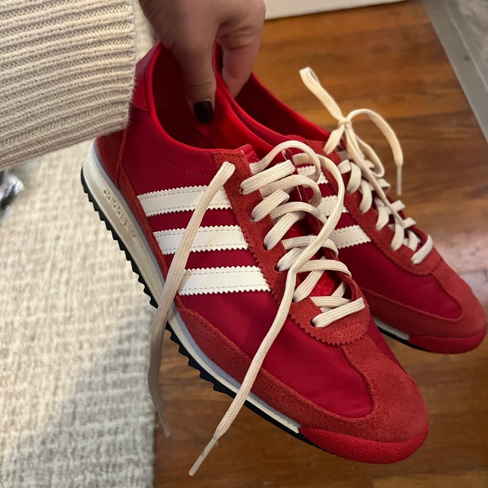 Adidas women’s SL 72 Red Sneakers